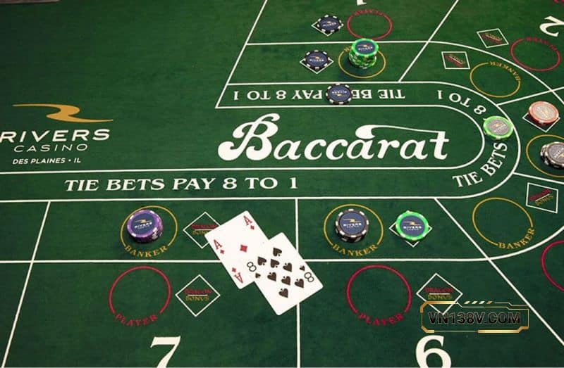 Có thể thoải mái tùy chọn mức cược Baccarat